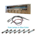 Tecolampe Marantz 모델 2216B 2218 2226B 2228B 2238B 2252B 및 2265B 기타 빈티지 수신기 용 AC8V LED 램프 키트 1 개의 새 : 제스124