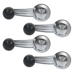 도어 드라이버 뷰익 4PCS 윈도우 인테리어 크랭크 프론트 조수석 크롬 좌측 일렉트라와 : 바다건너창고앞