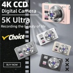 4K CCD 디지털 카메라 LK016 고화질 촬영 마이크로 학생 파티 입문용 휴대용 여행 전용 : 쇼킹최저가