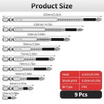 25 50 내구성이 구동 9PCS 업그레이드 100 비트 90 70 PH2 전기 K5 6Pcs : 사부작글로벌샵