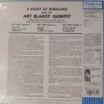 [수입 중고 LP] J3921 아트 블레이키 퀸텟 (Art Blakey Quintet) – A Night At Birdland Vol. 3 : 예음레코드