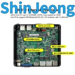 품질보장 XCY 팬리스 미니 PC 인텔 셀러론 J6412 N5105 2개 기가비트 LAN RS232 HDMI VGA WiFi 4G LTE 윈도우 10 리눅스 산업용 컴퓨터... 