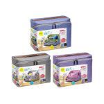 소닉 리비가쿠 대용량 필통 문구 수납 360도 오픈형 필통 블루 그레이 : 보다 BODA