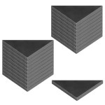 Eore 20 PCS 용접, 삼각형 가셋 플레이트, 고강도 90도 보강 브래킷, 2 x 3/16  2 x 2 x 3/16  10 : Amazing005