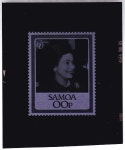 (하늘천하늘) 사모아 Sc674 엘리자베스 2세 여왕 60회 생신 기념, 액면가 00, 투명 컬러 포토 프루프 : 하늘천하늘