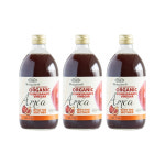 멩가졸리 유기농 언필터 석류 비네거 500ml 3병 과일 식초 : 보라티알 공식대리점