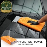 SPTA 1개 고흡수성 1000GSM 대형 스크래치 없는 마이크로파이버 건조 타월 자동차 세차용 무결점 광택 : 팔룡산업