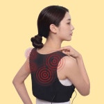 생활의료기 EMS 라운드숄더 승모근 운동기 견갑 굽은 등 어깨 저주파 자세교정기 : 생활의료기