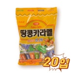 크라운 땅콩카라멜 120g 20입 : 스낵트럭