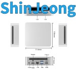 품질보장 2025 킹델누크 미니 PC Ren4000 4700U 윈11 DDR4 최대 64GB WiFi6 NUC 게이밍 듀얼 HD 타입-C : 신정종합상사S27
