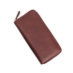 천연소가죽 F8002 장지갑 심플 여성 지퍼 31W625AF23 : 다지버4