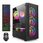 게이밍 PC 컴퓨터 데스크탑, 8G 비디오 최대 3.9GHz, RGB 580 RAM, x BT 1TB 홈 RX 5.0, 코어 라데온 카드, 인텔 팬 i7 6, : 진아언니