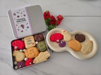 스승의날 선생님선물 카네이션 수제쿠키 틴케이스 : 달달주머니