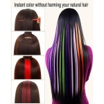 파티 페스티벌 외출 생일 및 드레스업을 위한 크리스탈 블루 클립 u2013 염색 금지 12 PCS 재사용 가능한 여성 청소년용 합성 모발 선물 E 33... 