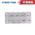 100개/박스 B16 인젝터 CRIN2 니들 밸브 리프트 조정 심 크기 Φ2.28 두께 0.91 1.4mm 120 시리즈 가스켓용 : 원사상사