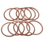 오토바이 배기관 가스켓 ZX 05 ZX6R 600 06 ZX1000 6R 16 98 15 4pcs : 구마 Shop