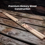 퍼스 아메리칸 클래식 5A 우드팁 드럼스틱 오스틴 바자 광택 천이 3팩 1 5A Wood Tip 3Pack : 태평양 슈퍼마켙