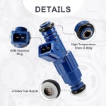 1985 1997 포드 레인저 머큐리 2 9L 호환되는 F47E 0L 인젝터 V6와 4PCS : 블루비스켓09