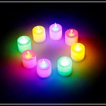 LED 무지개 케익촛불 24개입 칼라 31WDBF7983 : 다지버4
