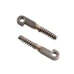 100개 2.8mm 헤드 폭 안경 스프링 인서트 수리용 플렉스 템플 광학 프레임 힌지 C0413 # : 에스엠파이브
