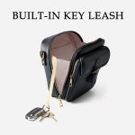 여성 남성용 소형 메신저백 가죽 크로스바디 백, 카드 슬롯이 있는 빈티지 숄더 지갑 Beige Gray : 지글샵01