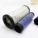 P827653 에어 필터 키트는 보브캣 6666375 및 쿠보타 59800-26110 3A111-19130 트랙터 굴삭기 스키드에 적합합니다. : 워러기