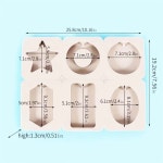 소이 캔들 왁스 타블렛 몰드 수제 실리콘 비누 만들기 크리스마스 새해 선물 1. 1pc : 유니버셜픽28호점