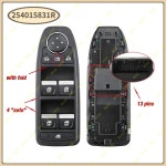 254015831R 자동차 파워 윈도우 스위치 르노 클리오 5 캡쳐 II  좌측 핸들용 : 원삼상사