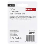 eAj 신호 공중 및 위성 TV/SAT를 연결하는 Emos J0198 : 이에이바나