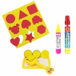 레인지보우 워터 두들 펜 매직 교체 모든 아쿠아 드로잉 매트 페인팅 보드 2개의 세트 : 더엠제이팩토리