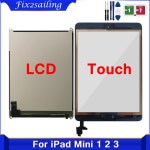 호환상품 테스트를 거친 LCD 터치 스크린 디지타이저 ipad 호환 Mini 1 2 3 A1432 A1454 A1489 A1600 용 디스플레이 교체 부품 : NENADLI