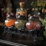수제 마녀 개구리 약국 향신료 병 고추 가정용 주방 도구 : 다크템플러