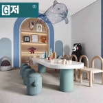 바르셀로나 비디 익스플로러 놀이 공간용 원목 테이블 기린-04 : 유디드