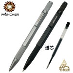 티에이치이노베이션 | 포켓 미세 펜 WANCHER 볼펜 원래 육각형 황동 금속 로터리 블랙 0.5mm 리필 교체 가능 W1558 사무실 학교 문구 : 에버라인 인터내셔널