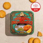 라메르풀라르 틴케이스쿠키 답례품 프랑스과자 라메르플라르 레몬팔렛, 250g, 1개 : 매크로온