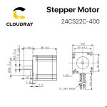 Nema 24 스텝퍼 모터 키트 2 상 2.2N.m CNC 키트 조각 밀링 머신 용 4A스텝퍼 모터 18-50VAC 드라이버 : 제스126