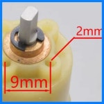 미니 DC 유성 기어 모터 130 카본 브러시 3층 12V 38RPM 0.05A 감속 (DIY용) : 에센셜코너