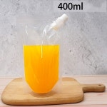 50Pcs 200ml 1L 빈 스탠드 플라스틱 음료 포장 주둥이 가방 파우치 액체 주스 우유 물 : 반월무역14