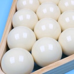 6개의 빨간색 점이 있는 큐볼 표준 당구-당구 흰색 훈련 공 당구 : 소인터