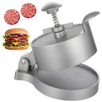 토요스포츠 조절식 버거 프레스 패티 메이커 스프링 디자인의 알루미늄 햄버거 고기 바비큐 : 해피바잉스.