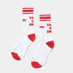 JUST HAPPY LOGO SOCKS 2개입 : 주식회사 퓨어스텔라