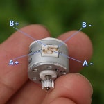 미니 15mm Nidec PM15S-020 DC 5V 2상 4선 스테퍼 모터 15t 치아 기어 마이크로 15BYG 스테핑 모터 18도 : 제스126