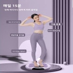 여성용 피트니스 허리 트위스트 플레이트 홈 운동기구 회전식 체중 감량 슬리밍 트레이너 요가 기구 : 에르빈스