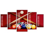 당구장 포스터 개업 인테리어 액자  벽장식 분할 소품 아트 크리스탈 : 브릭노바필드