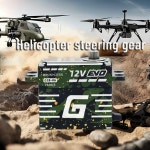GDW G2806 28kg 토크 12V HV 고속 모터   헬리콥터 드론 RC카용 브러시리스 디지털 협주파 테일 러더 서보 : 에스에스종합몰