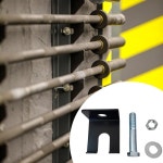 웨이트 바 홀더 보관 랙 벽걸이형 냉간 압연 강철 절약형 차고/체육관용 액세서리 : -성원산업-