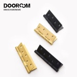 힌지 Dooroom 황동 널링 도어 경첩 4 인치 5 자유로운 슬롯 부드럽고 두꺼운 음소거 : 마이커넥션스토어