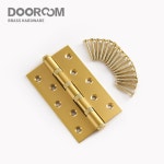 힌지 Dooroom 황동 널링 도어 경첩 4 인치 5 자유로운 슬롯 부드럽고 두꺼운 음소거 : 마이커넥션스토어