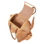 백 핸드백 왕골 디자이너 가방 라탄 럭셔리 여름 숄더백 : 라이딕