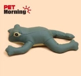 펫모닝 레더토이 개구리 장난감  1개, PMD-245 : 숭구리댕댕